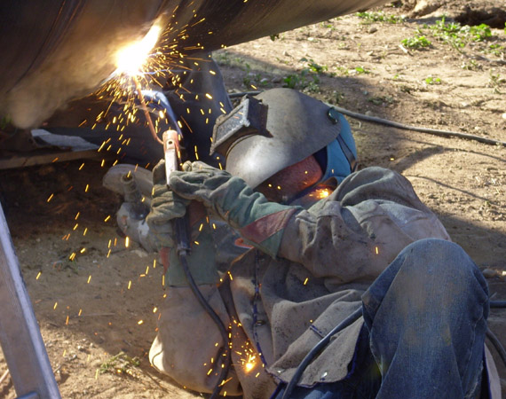 Pipelines welding and assembly